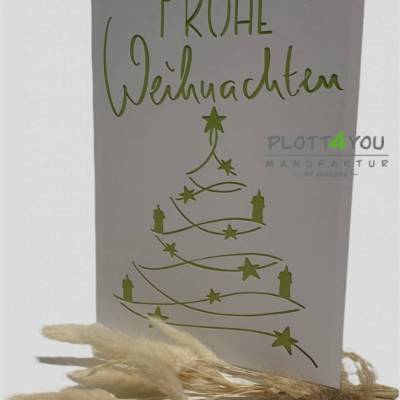 Plotterdatei "Weihnachtskarte Tannenbaum"