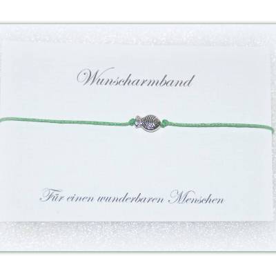 Wunscharmband kleiner Fisch, Freundschaftsarmband Fischlein, Freundschaftsbändchen, Gastgeschenk