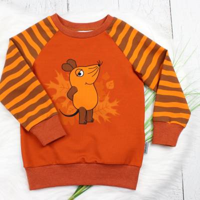 Pullover | Lagerfeuermaus | Maus | Ente | Elefant | Die Sendung mit der Maus | Langarmshirt | Raglanshirt | Sweater 
