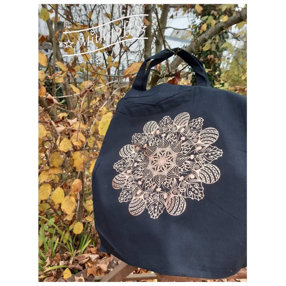 Plotterdatei - Blumenmandala Weihnachten - Mandala - SVG - DXF - Datei Bild 10