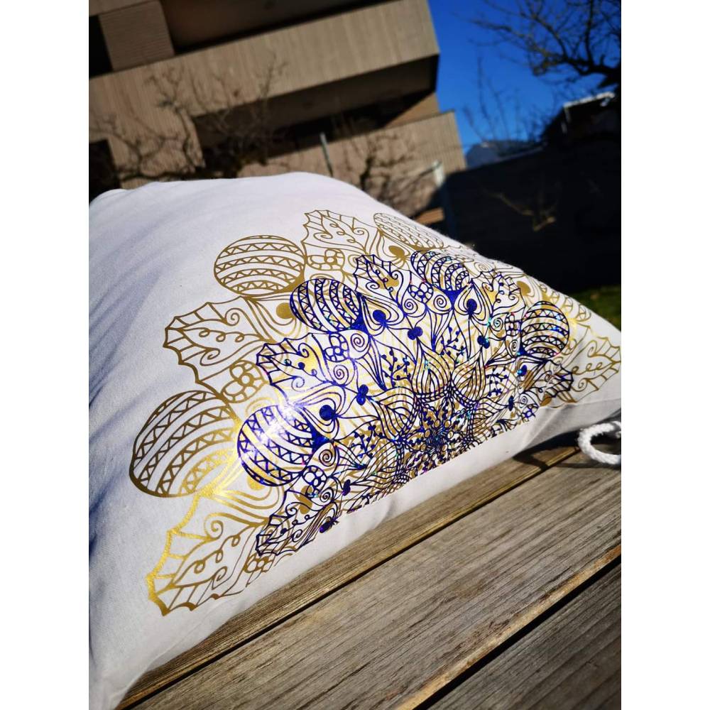 Plotterdatei - Blumenmandala Weihnachten - Mandala - SVG - DXF - Datei Bild 5