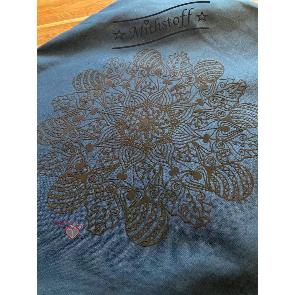 Plotterdatei - Blumenmandala Weihnachten - Mandala - SVG - DXF - Datei Bild 6