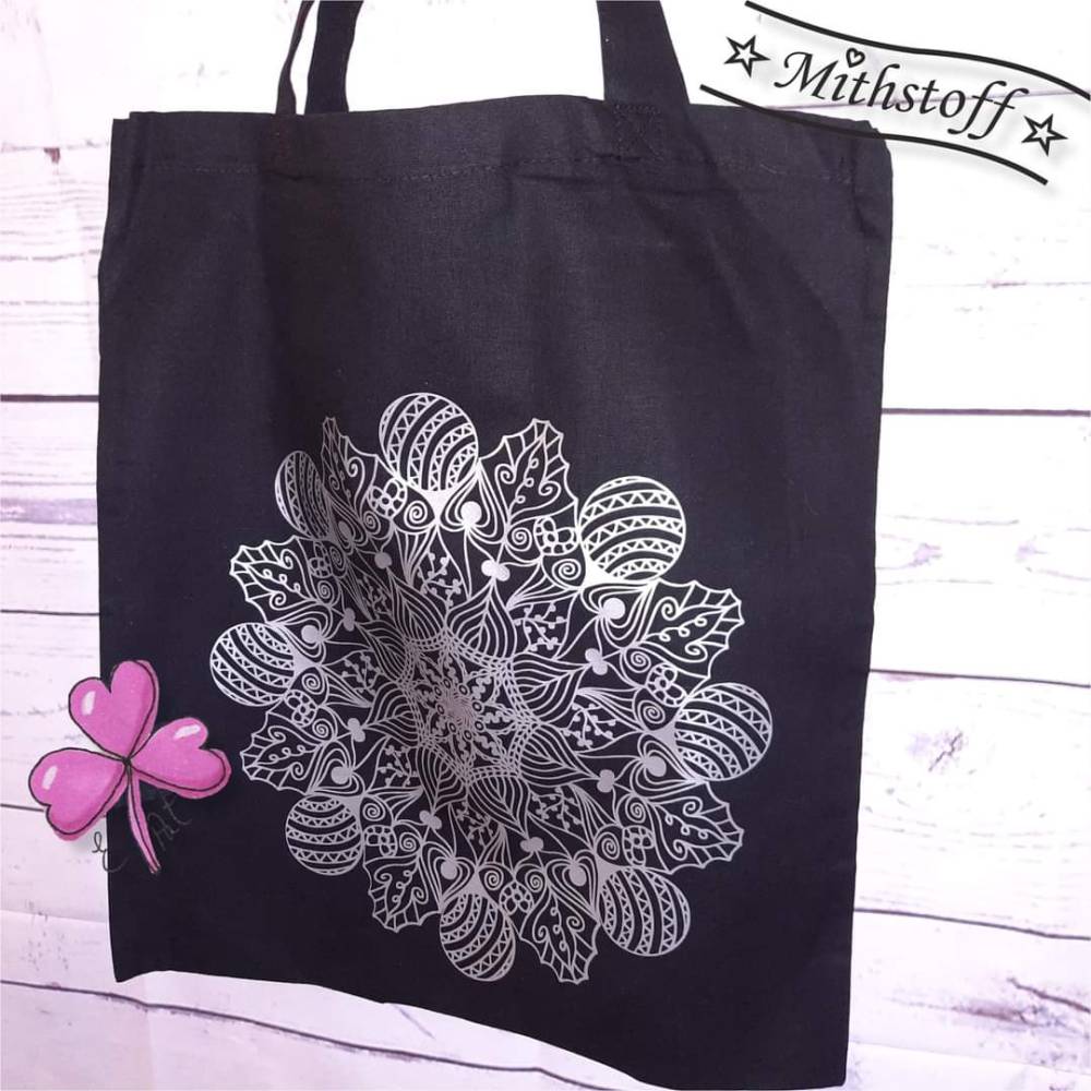 Plotterdatei - Blumenmandala Weihnachten - Mandala - SVG - DXF - Datei Bild 7