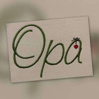 Opa Stickdatei NadelSprünge