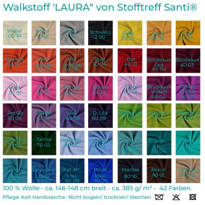 Walkloden, Walkstoff, 100% Wolle, Meterware, 0,5m, Loden, Trachtenstoffe, Wollwalk