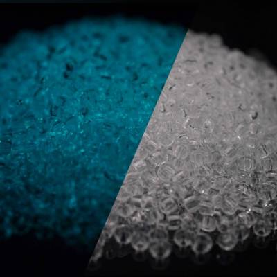 Toho Seed Beads 11/0 Glow In The Dark - Crystal/Glow Blue