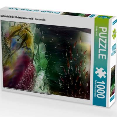 Schönheit der Unterwasserwelt – Encaustic (Puzzle) • 1000 Teile • gelegte Größe: 68 x 48 cm
