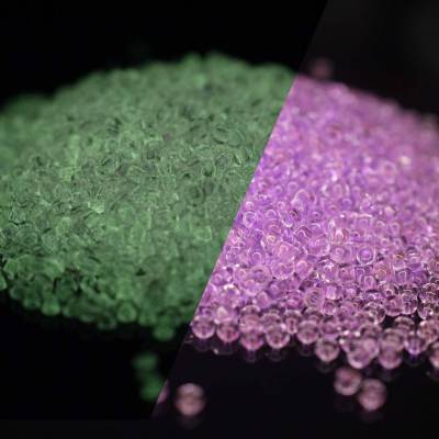 Toho Seed Beads 11/0 Glow In The Dark - Dark Pink/Green Pink