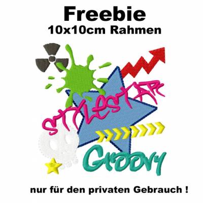 Freebie -Kostenlose Stickdatei 10x10cm