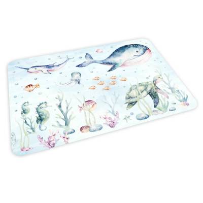 stabiles Vinyl Tischset Unterwasser Kinder Platzset abwaschbar - BPA frei Platzdeckchen Platzset - BPA frei - abwaschbar