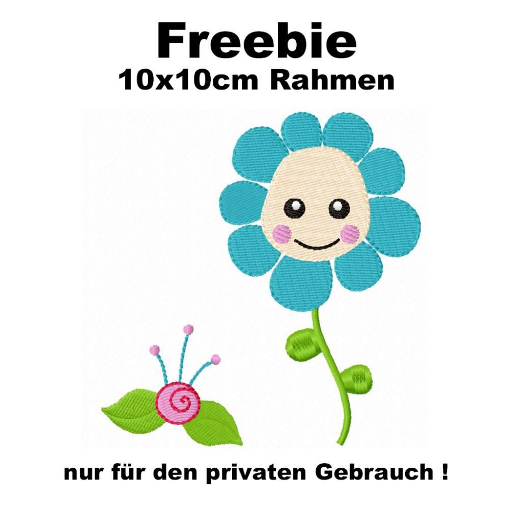 Freebie -Kostenlose Stickdatei 10x10cm Bild 1