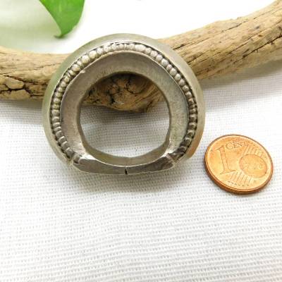 massiver Fulani Silber Ring - ca. 38,4g - handgemacht in Mali/Westafrika