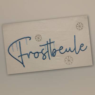 Frostbeule Stickdatei NadelSprünge