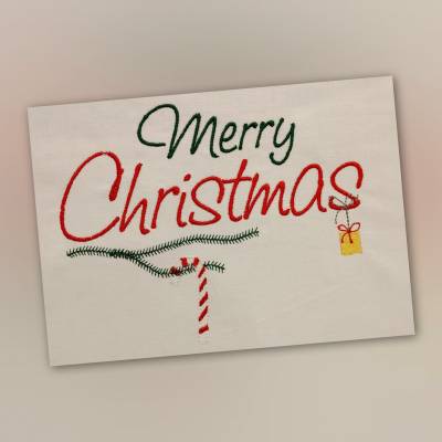 Merry Christmas Stickdatei NadelSprünge