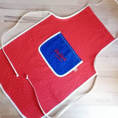Personalisierte Kinderschürze mit Namen – Handgefertigt aus Baumwolle, Geschenkidee, Kochschürze & Backschürze für Kinder