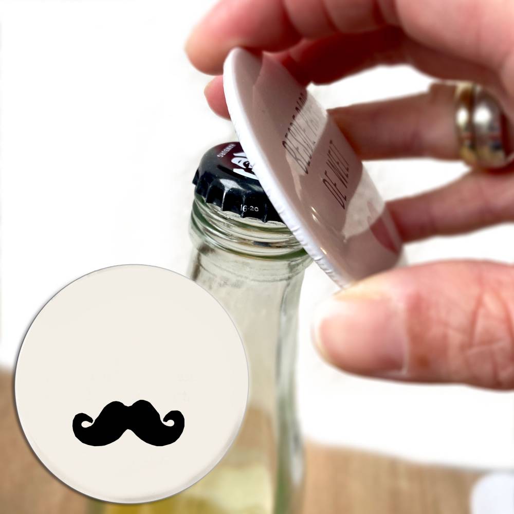 Mustache Flaschenöffner Bild 1