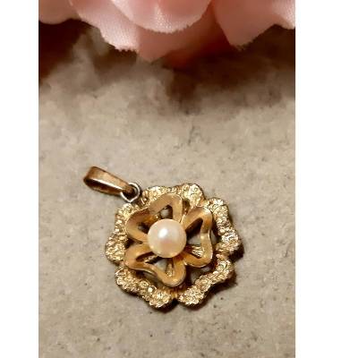 Kettenanhänger vintage Amerikaner Gold
