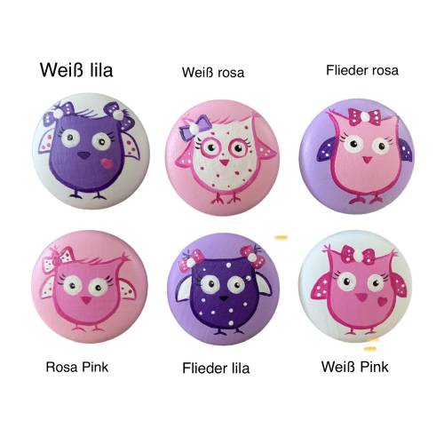 Möbelknäufe Möbelknopf Mögelgriff Eule Eulen