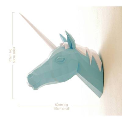 Das Original. Jagd-Trophäe Einhorn, Vorgeschnitten (Zeitersparnis)
