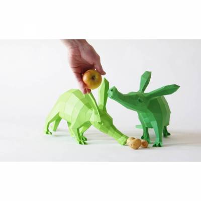 Erdferkel Annabell & Erwin zum selber bauen! (MINI)