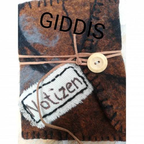 Buchhülle inkl. Notizbuch Din A6