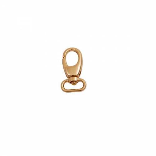 Karabinerhaken 42/17mm gold-glänzend