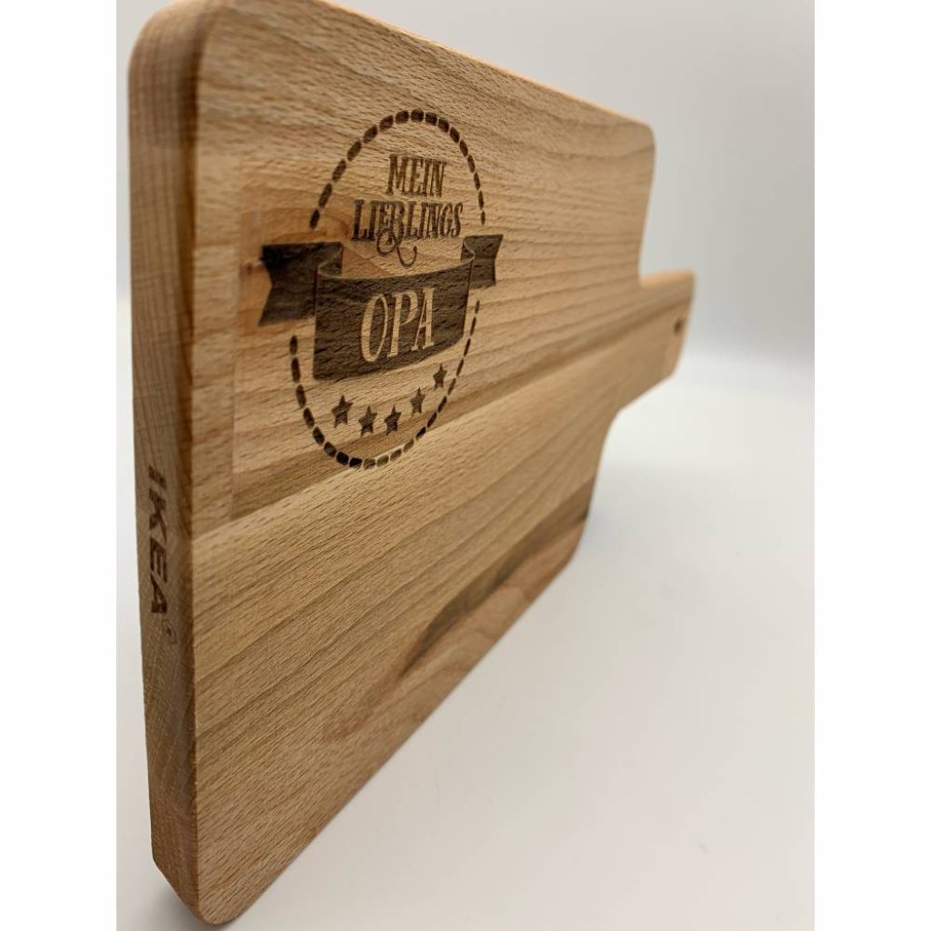Opa Brett Frühstücksbrett Schneidebrett Vesperbrett Brotbrett Brotzeit Weihnachten Geschenk Geburtstag Küche Holz Deko Liebe Familie