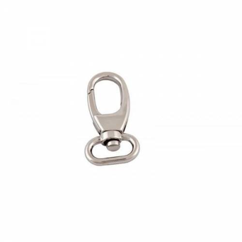 Karabinerhaken 55/20mm nickel-glänzend