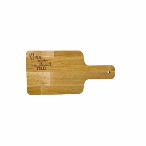 Oma Brett Frühstücksbrett Schneidebrett Vesperbrett Brotbrett Brotzeit Weihnachten Geschenk Geburtstag Familie Holz 