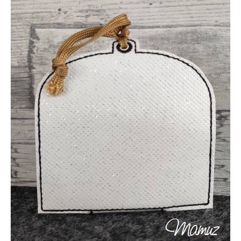 *  Kreuz - Geschenkverpackung  *  ITH Stickdatei 13 x 18, zur Kommunion, Jugendweihe, Taufe, Hochzeit ... Bild 3