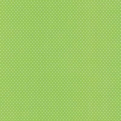  Baumwolljersey Verena Punkte Tupfen 3 mm hellgrün - weiß Oeko-Tex Standard 100(1m/13,-€)