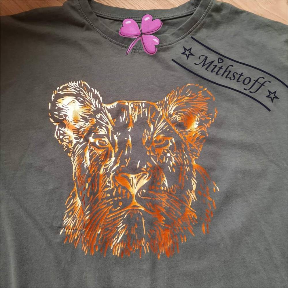 Plotterdatei - Großkatze - Löwin - SVG - DXF - Datei - Mithstoff Bild 6