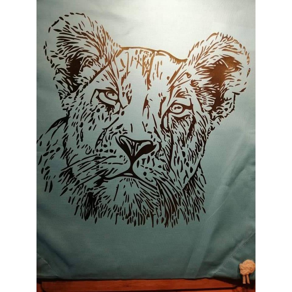 Plotterdatei - Großkatze - Löwin - SVG - DXF - Datei - Mithstoff Bild 8