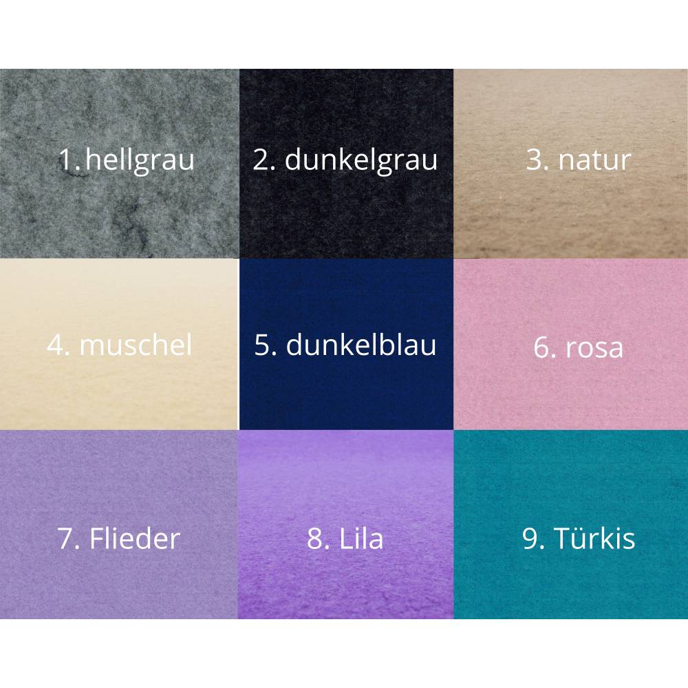 Filz-Lesezeichen Regenbogen mit Name, Einschulungsgeschenk Bild 6