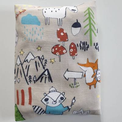 Wärmekissen, Dinkelkissen "Im Wald" 14 x 19 cm