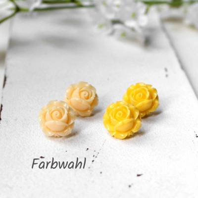 Rosen • Ohrstecker | Ohrschmuck | Geschenke für Frauen | Freundin | Schwester | Mama
