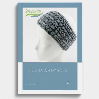 Strickanleitung Stirnband Silver Wheat Band - gedruckte Anleitung