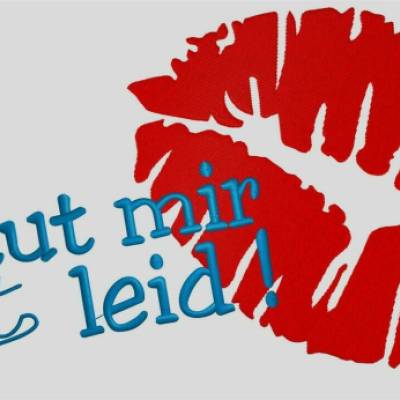 Spruch : Es tut mir nicht Leid Paket