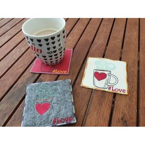 Valentinstag Tassen Teppich Bild 1