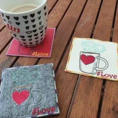 Valentinstag Tassen Teppich