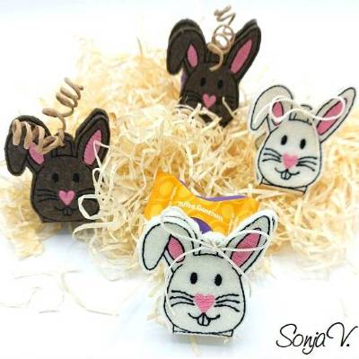 * Hase / Schlappohr *  ITH Stickdatei 13x18, zu Ostern oder einfach nur so, um Danke zu sagen