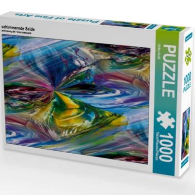 Schimmernde Seide – Digital-ART (Puzzle) • 1000 Teile • gelegte Größe: 68 x 48cm