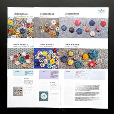 Dorset Buttons: 6 Anleitungsblätter
