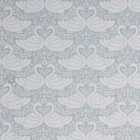 AU Maison Wachstuch Oilcloth Swan-Dusty Turquoise, Oeko-Tex Standard 100 ( 1m/18,-€)