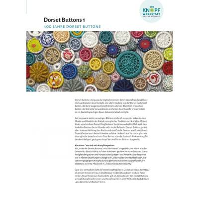 Dorset Buttons 1: 400 Jahre Dorset Buttons (Faltblatt)