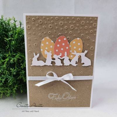 Osterkarte - Grußkarte Natur-Bunt