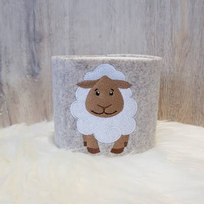 Klopapiermanschette mit Schaf