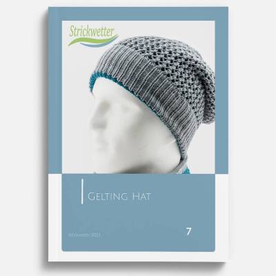 Strickanleitung Wendemütze Gelting - gedruckte Anleitung