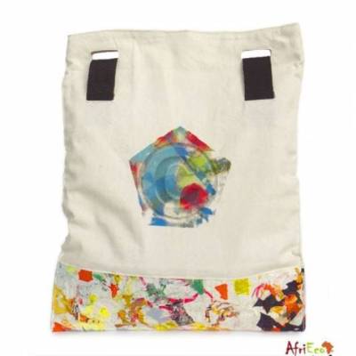 Upcycling Gym-Bag "Toast Pentagon2"