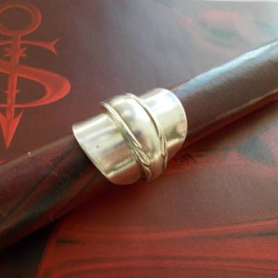 Besteckschmuck Ring ♥ Ring aus einem Mokka-Löffel Größe 50